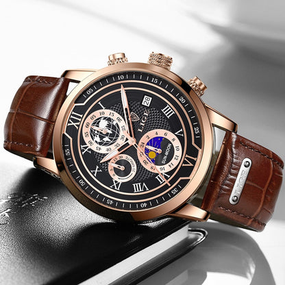 Niki | Classic Chronograph Men’s Watch | Stylish & Functional Luxury Wristwatch for Every Occasion