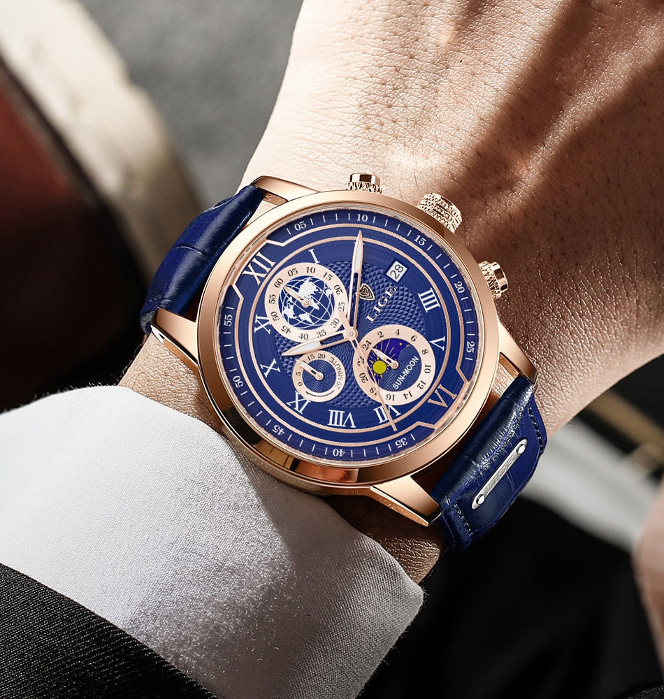 Niki | Classic Chronograph Men’s Watch | Stylish & Functional Luxury Wristwatch for Every Occasion