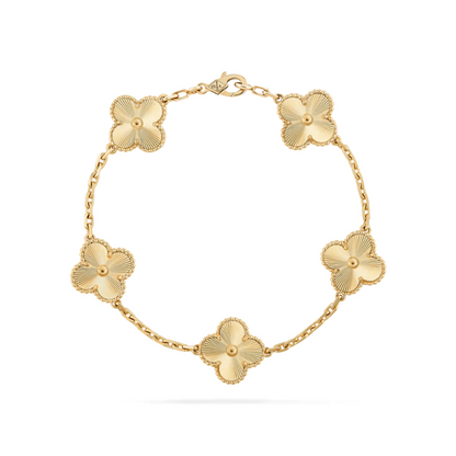 Niki | Four Leaf Clover Bracelet | Hypoallergenic & Adjustable