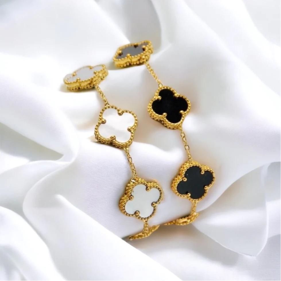 Niki | Four Leaf Clover Bracelet | Hypoallergenic & Adjustable