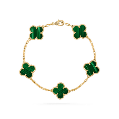 Niki | Four Leaf Clover Bracelet | Hypoallergenic & Adjustable