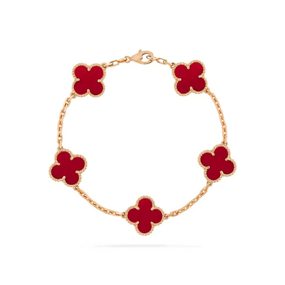 Niki | Four Leaf Clover Bracelet | Hypoallergenic & Adjustable
