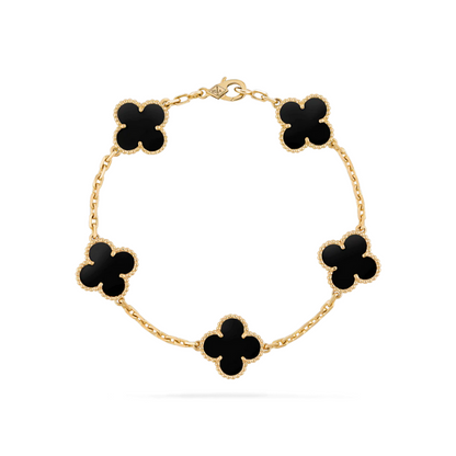 Niki | Four Leaf Clover Bracelet | Hypoallergenic & Adjustable