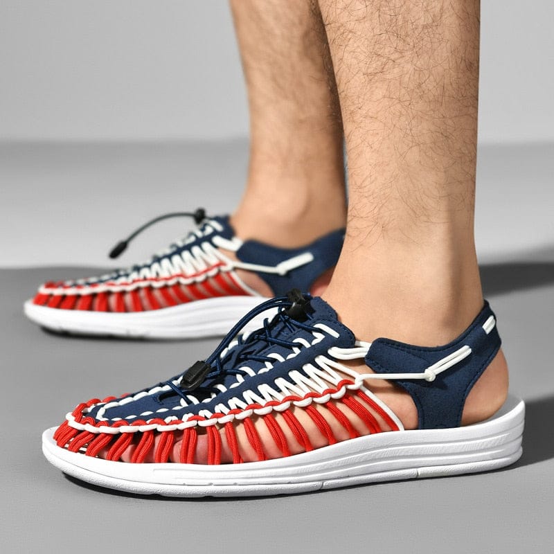 Comfortable Woven Strap Sandals