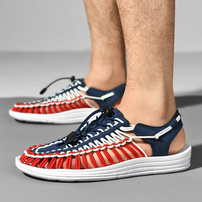 Comfortable Woven Strap Sandals