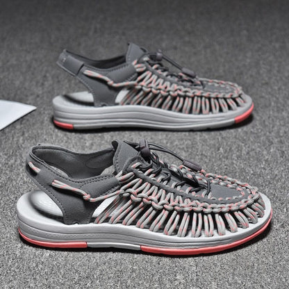 Comfortable Woven Strap Sandals