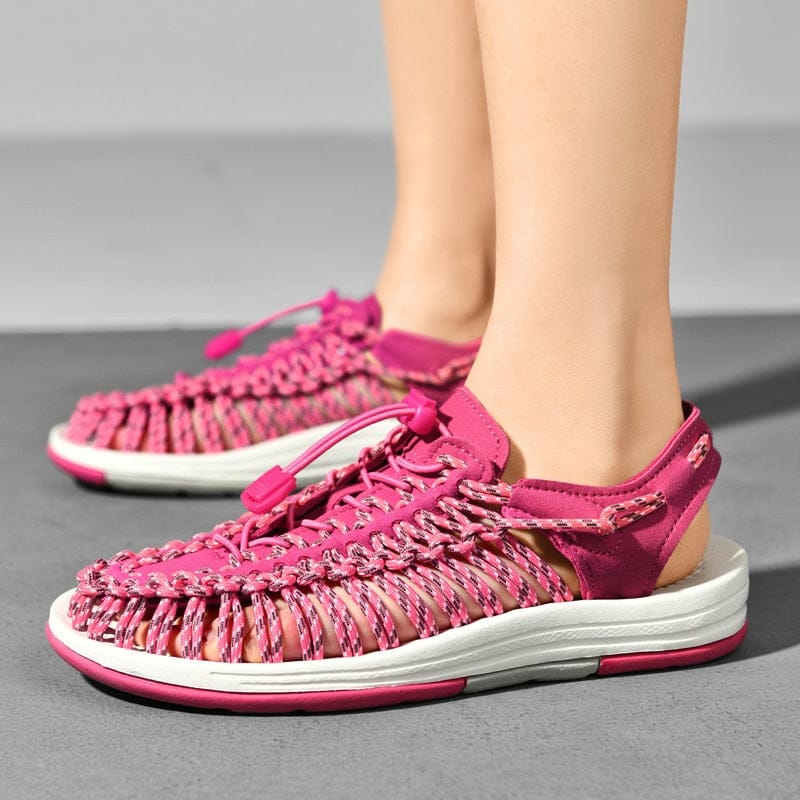 Comfortable Woven Strap Sandals