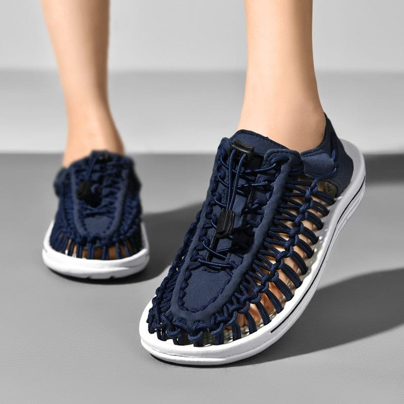 Comfortable Woven Strap Sandals