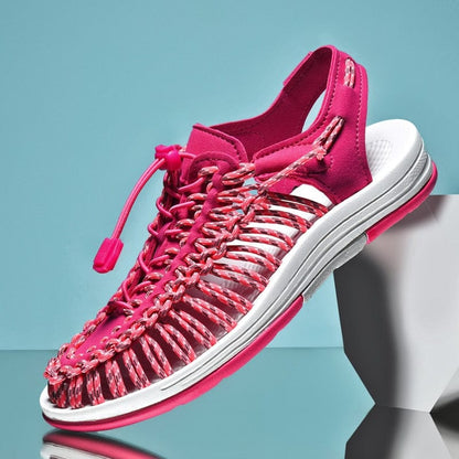 Comfortable Woven Strap Sandals