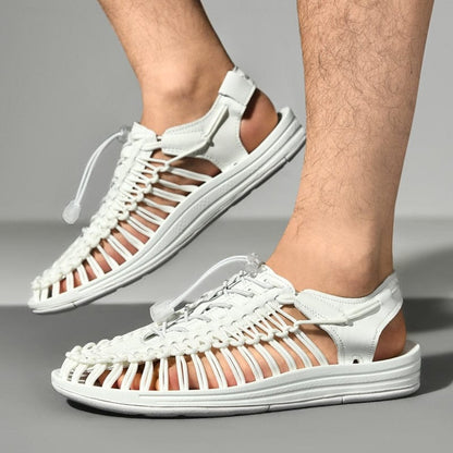 Comfortable Woven Strap Sandals