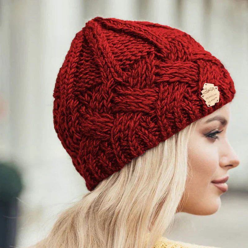 Niki | Comfortable Knitted Beanie – Soft Wool Blend Winter Hat