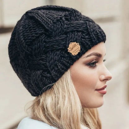 Niki | Comfortable Knitted Beanie – Soft Wool Blend Winter Hat