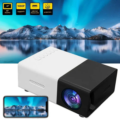 Niki | Portable LED Projector with Integrated Sound
