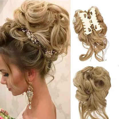 Niki | Curly Hair Bun – Clip-in Hair Piece with Volume and Natural Look