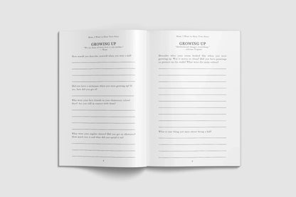 Niki | Dad's Story Book | Guided Journal | 250+ Prompts