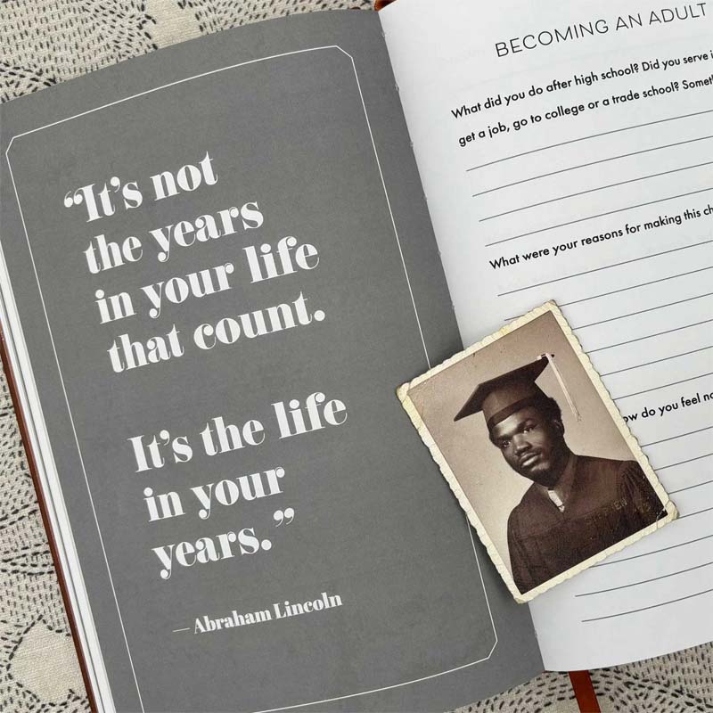 Niki | Dad's Story Book | Guided Journal | 250+ Prompts