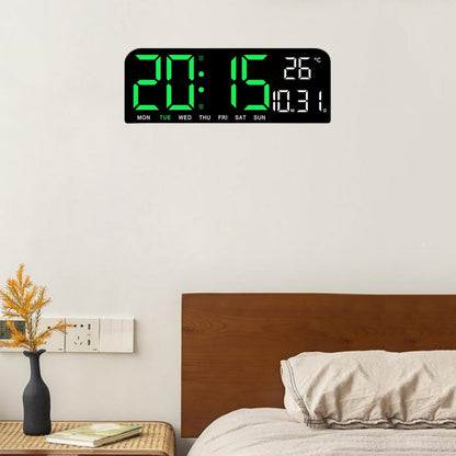 Niki | Digital Wall Clock with Temperature, Date & Alarm