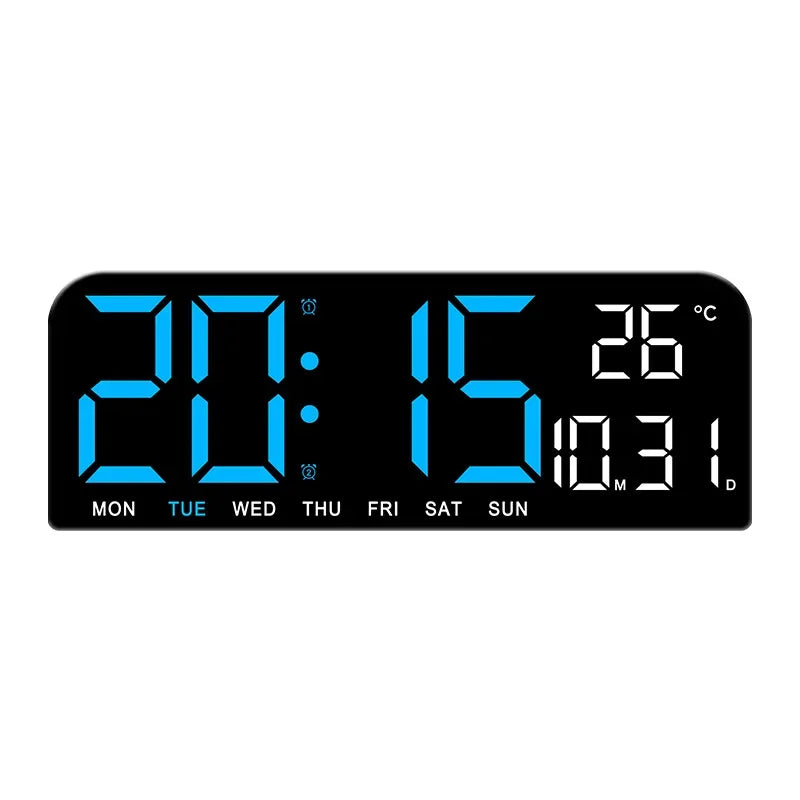 Niki | Digital Wall Clock with Temperature, Date & Alarm