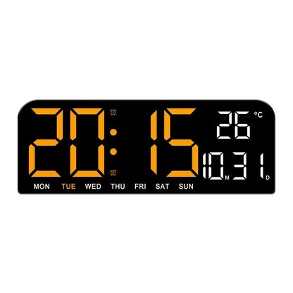 Niki | Digital Wall Clock with Temperature, Date & Alarm