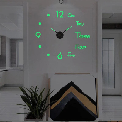 Niki | DIY Wall Clock 3D Numbers