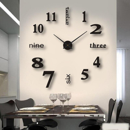 Niki | DIY Wall Clock 3D Numbers