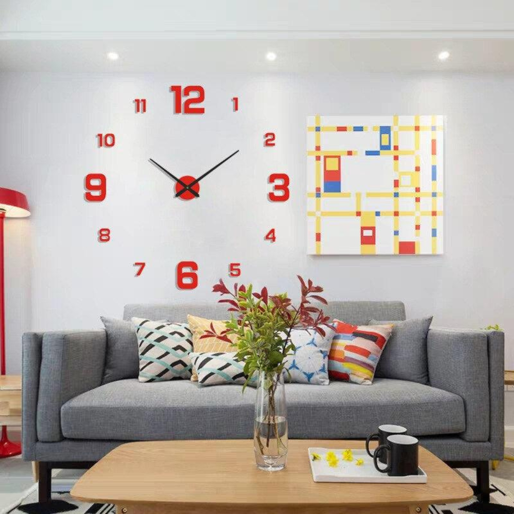 Niki | DIY Wall Clock 3D Numbers