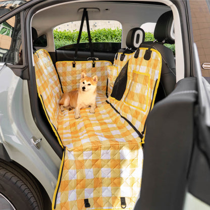 Niki | Dog Car Seat Cover Waterproof Quilted Bench Seat Protector