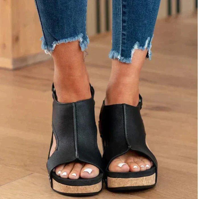 Niki | Women's Comfortable Elevated Wedge Sandals