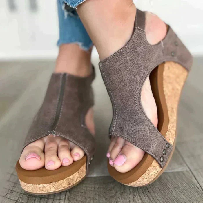 Niki | Women's Comfortable Elevated Wedge Sandals