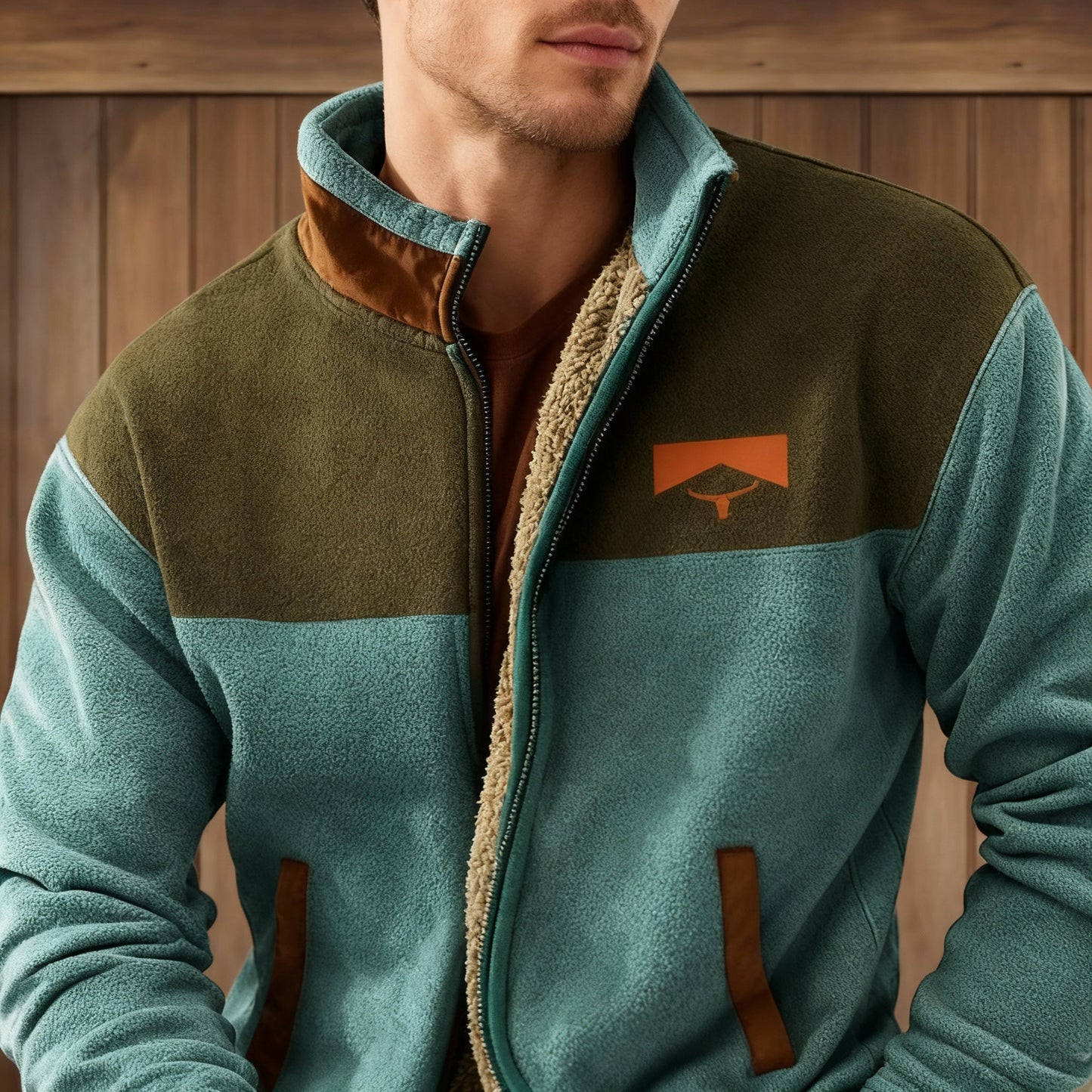 Cozy Printed Fleece Jacket