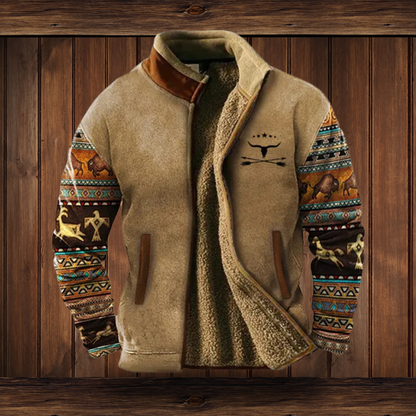 Cozy Printed Fleece Jacket