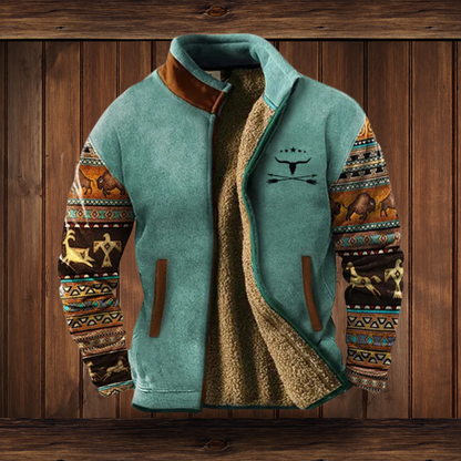 Cozy Printed Fleece Jacket