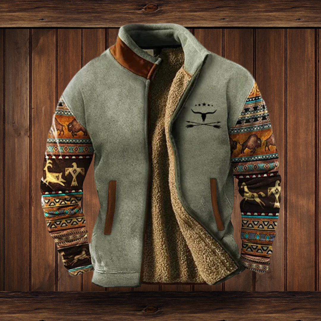 Cozy Printed Fleece Jacket