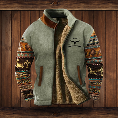 Cozy Printed Fleece Jacket