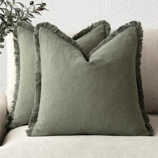 Niki | Cotton-Linen Pillow Covers for Chic Home Decor