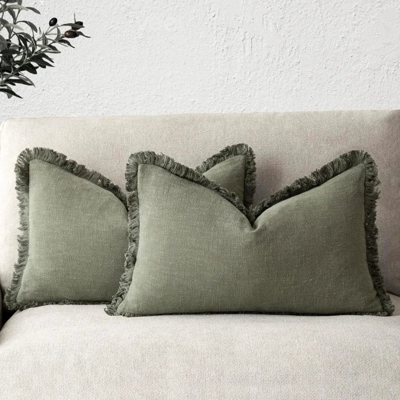 Niki | Cotton-Linen Pillow Covers for Chic Home Decor