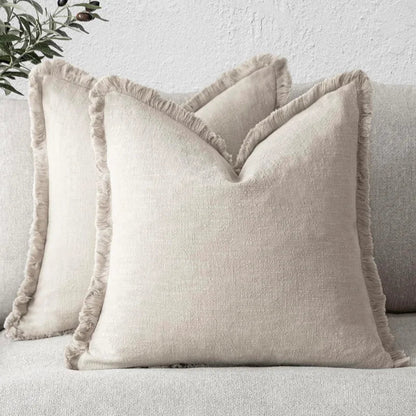 Niki | Cotton-Linen Pillow Covers for Chic Home Decor