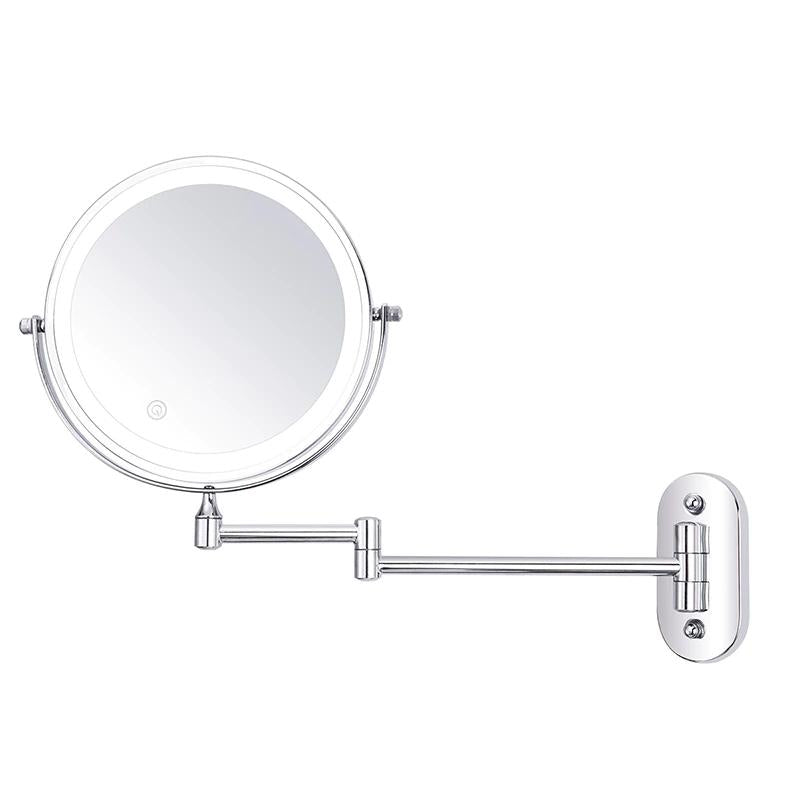 Niki | Rechargeable LED Makeup Mirror: Portable, 10x Magnification, Adjustable Light