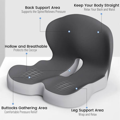 Niki | Comfort Seat Pad with Lower Back Support