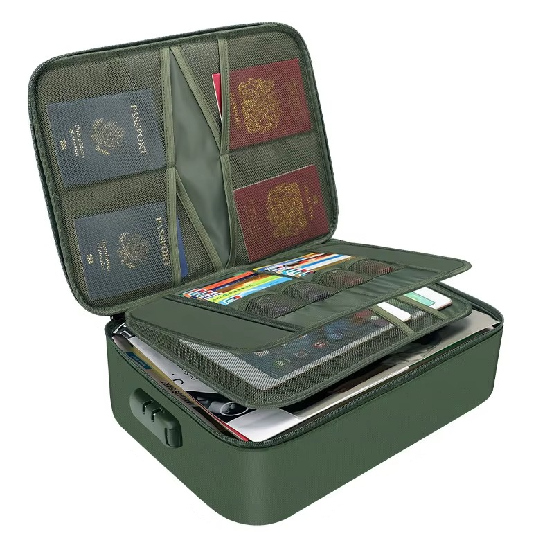 Niki | Fire & Water Document Case: Portable Security for Valuables
