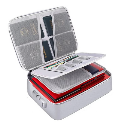 Niki | Fire & Water Document Case: Portable Security for Valuables