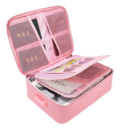 Niki | Fire & Water Document Case: Portable Security for Valuables