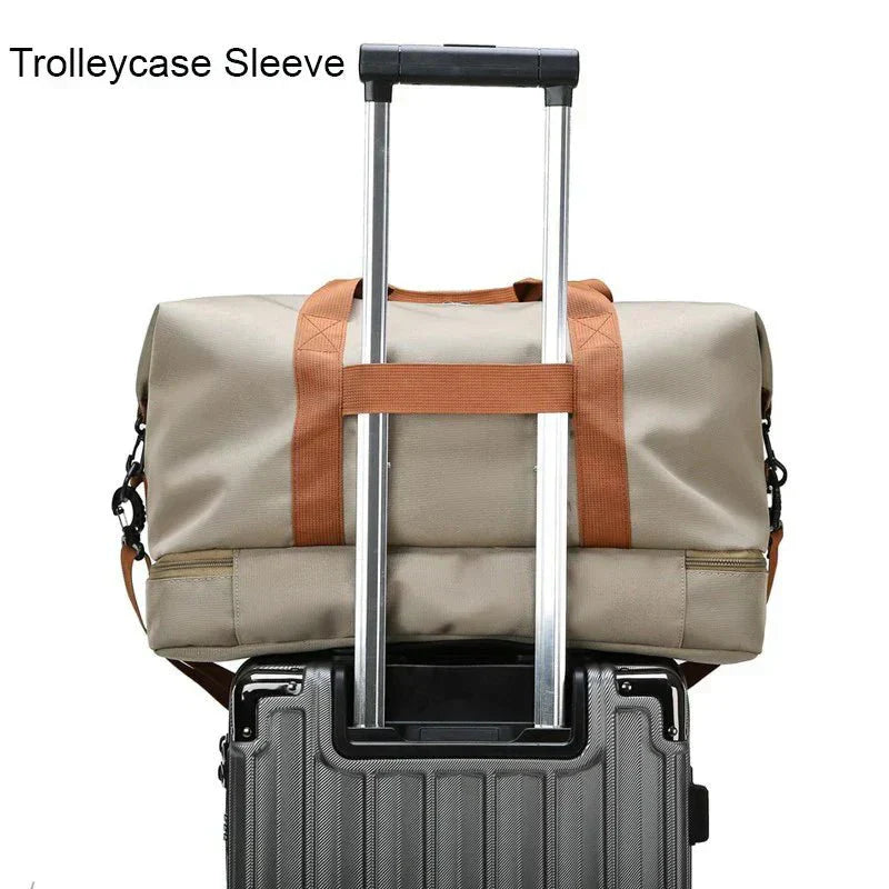Niki | FITVOY DUFFEL – Lightweight Gym & Travel Bag with Shoe Compartment and Wet-Dry Separation