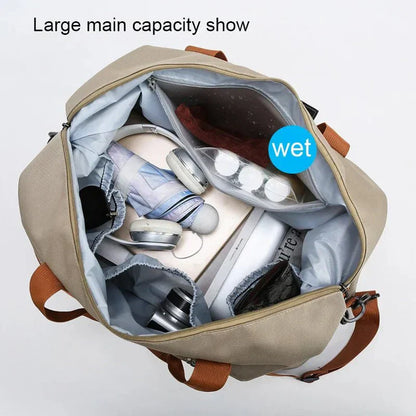 Niki | FITVOY DUFFEL – Lightweight Gym & Travel Bag with Shoe Compartment and Wet-Dry Separation