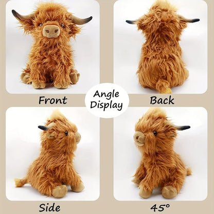 Niki | Fluffy Highland Cuddle – Soft Cow for Young and Old