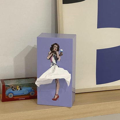 Niki | Flying Skirt Tissue Box