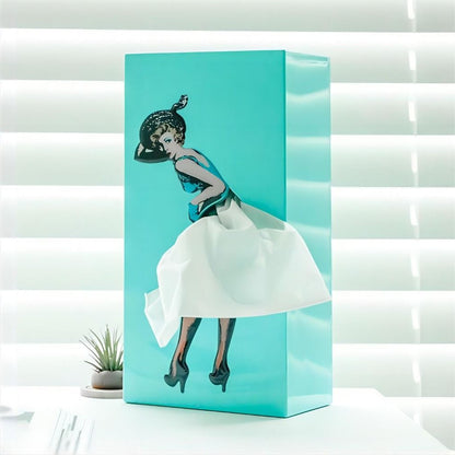 Niki | Flying Skirt Tissue Box