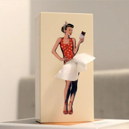 Niki | Flying Skirt Tissue Box