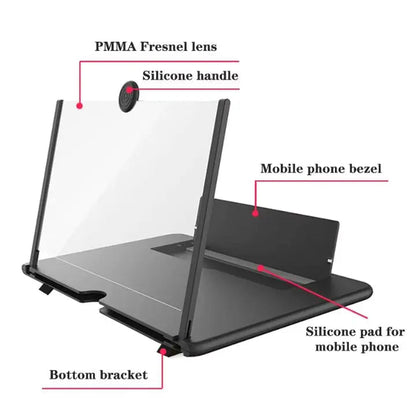 Niki | Foldable Phone Screen Magnifier – HD for Videos