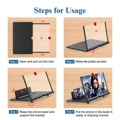 Niki | Foldable Phone Screen Magnifier – HD for Videos